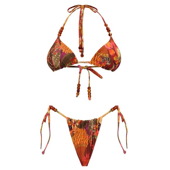 ANDREA IYAMAH REVERSIBLE BIKINI - Picture 1 of 7